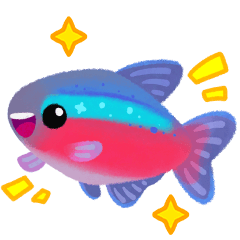 Happy tropical fish 4