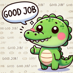 Playful Alligator Stickers @SFW