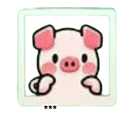 cute pig made from AI