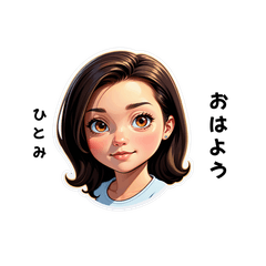 hitomi-san's sticker by Tsukusuta clgv