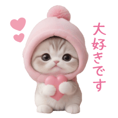 scottish fold cute lovely sticker keigo