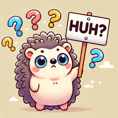 Silly Hedgehog Stickers @SFW