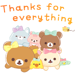 Rilakkuma Happy for you stickers