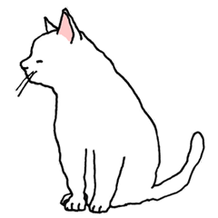 Simple Cat stickers1