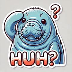 Playful Manatee Expressions @SFW