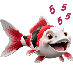 koi fish Showa Sanshoku 3D