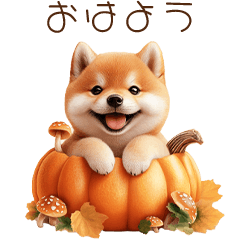 Mochimochi Shiba Inu | Autumn