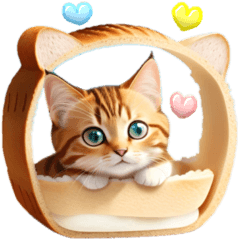 Anime Cat  I like bread No characters