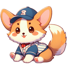 Tailed Corgis in Various Sports Outfits