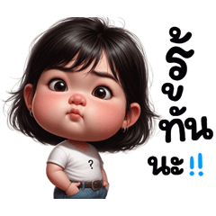 Sticker cute Girl Style 8