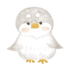 Lovely sparrow Su-chan sticker