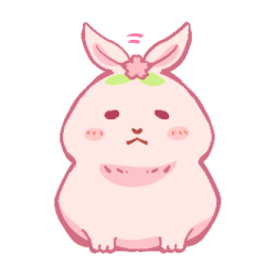 mochi cherry blossoms Rabbit