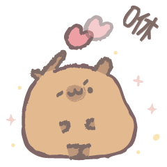 Chubby Capybara's Sweet Nothings