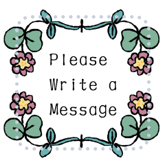 Sticker-style message stamp