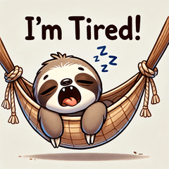 Hammock Sloth Stickers