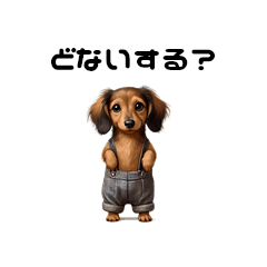 Kansai dialect dog of Kotekote