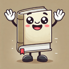 Cute Book Character