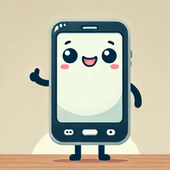 Cute Smartphone Character