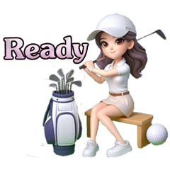 Golfer girl, Golf, Sport.