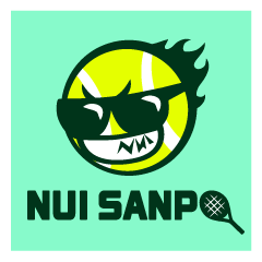 Tennis YouTuber Nui Sanpo Sticker