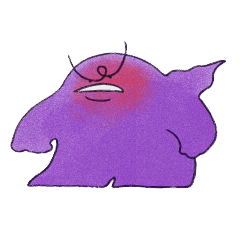 A PURPLE SWEET POTATO ALWAYS ANGRY