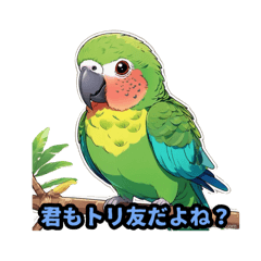 [面白可愛い]インコスタンプ