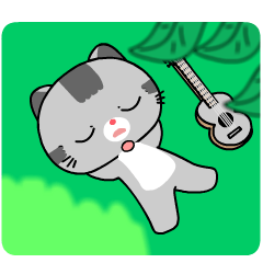 Cute Taby Cat : Animated