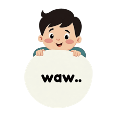 Cute baby saying