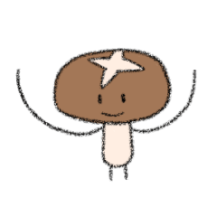 Shiitake sticker 01