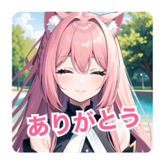 桜な猫耳女の子弐