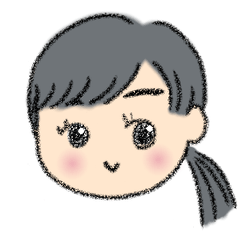 Expressive girl stamp (face only)