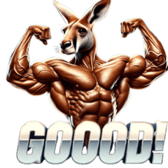 Flex! Bodybuilder Kangaroo