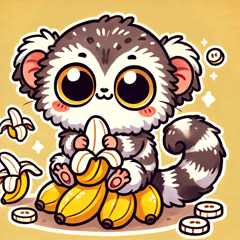 Cheeky Banana Marmoset