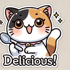 Calico Cat's Cooking Stickers