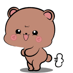 Chubby bear : Effect stickers