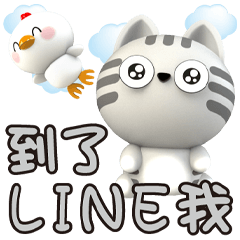 【好常用生活貼】貢丸貓到了LINE我！