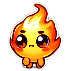 Cute Fiery Fireballs