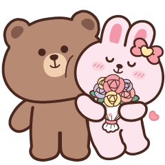 BINA RABBIT & ARTHUR BEAR : CUTE PASTEL