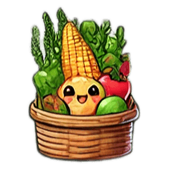 Cute Garden Veggies