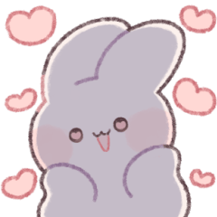 Cute Rabbit Sticker!!!!