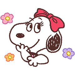 Snoopy Belle Line スタンプ Line Store