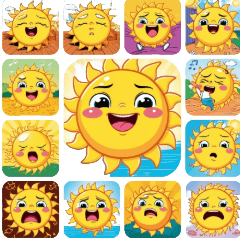 太陽躲在家