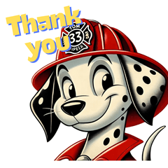 Dalmatian Firefighter