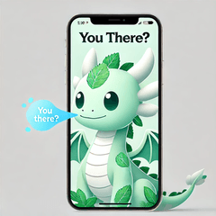 Mint Dragon Stickers