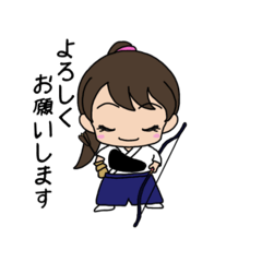 Kyudo girl -1