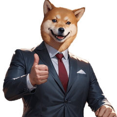 Shibainu president Sticker