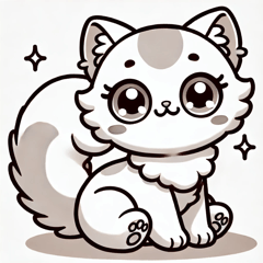 Cute Cat Stickers0001