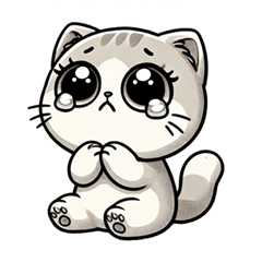 Cute Cat Crying