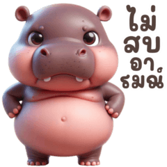 Cute Chubby Hippo 2