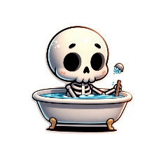 cute/skeleton